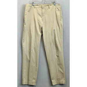 Vintage Polo Ralph Lauren Men's Sz 36x32 Khaki Beige Chino Classic‎ Fit Pants